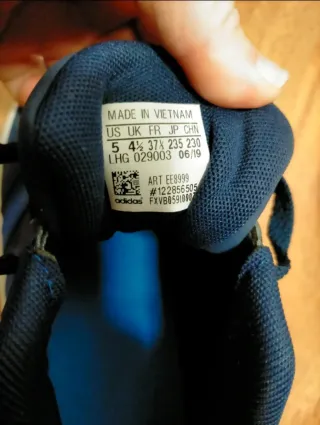 Zapatillas Adidas Azul Talla 37.5 Nuevas