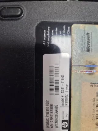 2 Portátiles HP Pavilion/Presario (Negros)