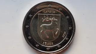 Moneda Letonia 2025