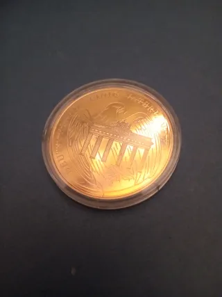 Moneda Robert Koch Alemania Chapado Oro