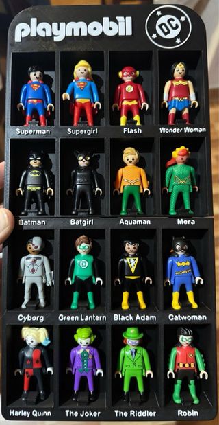 Soporte Playmobil DC Comics Figuras