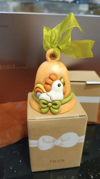 Campana Thun gallo decorativa con fiocco