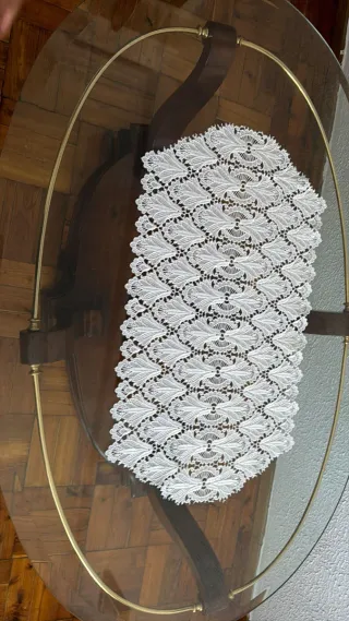 Tavolo da centro in vetro e legno