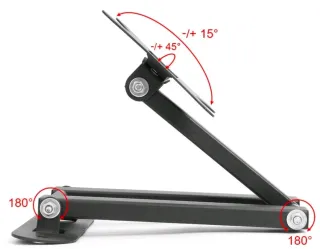 Staffa TV 10"a 32" Braccio Supporto Monitor