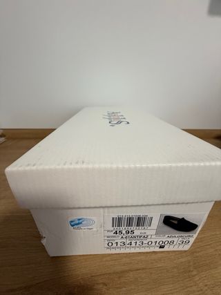 Mocasines T.39 niño serraje azul marino