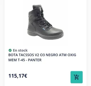 Botas media caña Panter 1a Piel