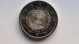 Moneda Portugal 2024 claveles