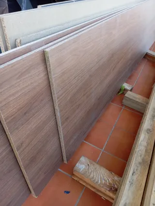 Encimeras, Tableros de madera