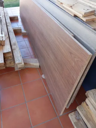 Encimeras, Tableros de madera