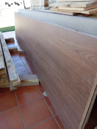 Encimeras, Tableros de madera