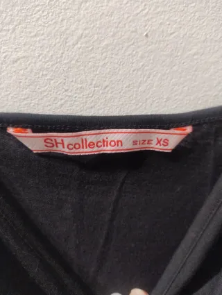 Vestito estivo nero con pois taglia XS