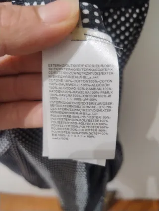 Vestito estivo nero con pois taglia XS