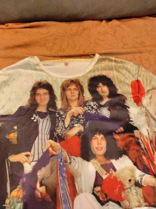 Lote 2 Camisetas Queen Talla M-L