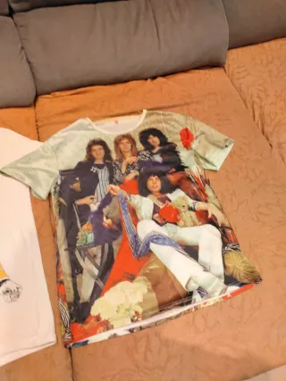 Lote 2 Camisetas Queen Talla M-L