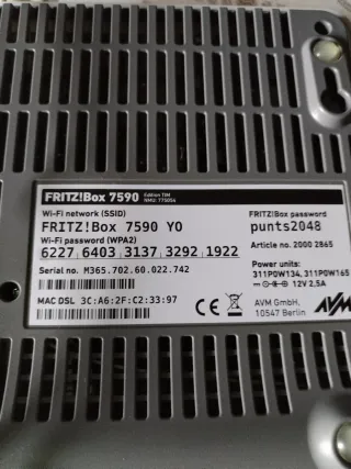 FRITZ!Box Modem Internet Fisso