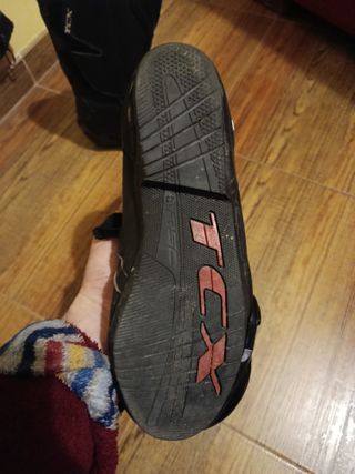 Mono de moto 2 piezas Botas y Guantes Cuero.