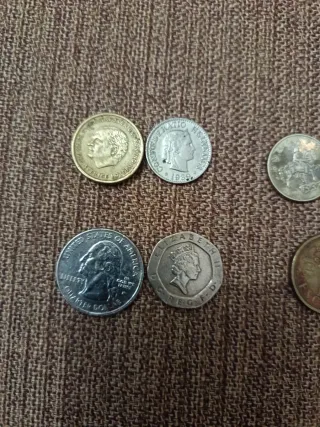 8 Monedas Colección Países Diversos