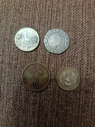 8 Monedas Colección Países Diversos