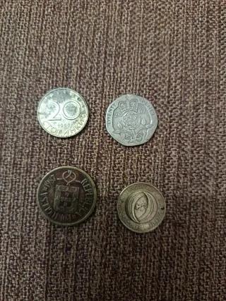 8 Monedas Colección Países Diversos