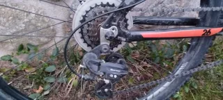 Bici Mégamo 26 Negra y Roja