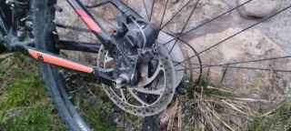 Bici Mégamo 26 Negra y Roja