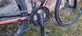 Bici Mégamo 26 Negra y Roja