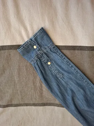 Camicia di jeans blu M