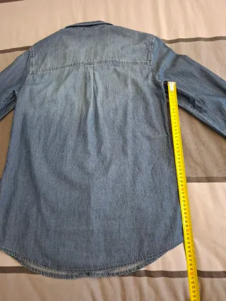 Camicia di jeans blu M