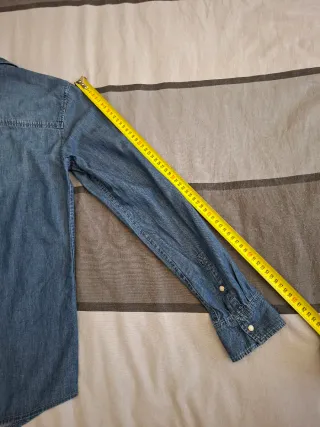 Camicia di jeans blu M