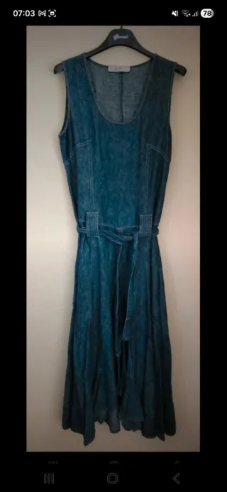 Vestito Stilo'noir in denim blu