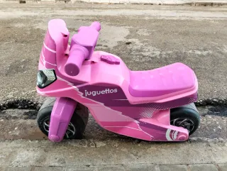 Moto infantil rosa