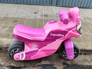 Moto infantil rosa