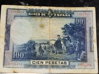 Billete 100 pesetas El Banco de España