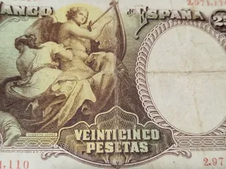 Billete 25 Pesetas El Banco de España 1931