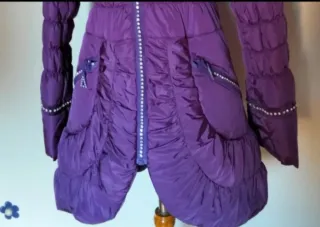 Abrigo Teria Yabar Joya Morado