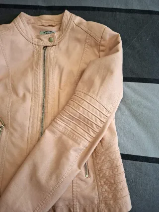 Giacca ecopelle donna rosa M