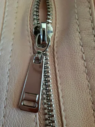 Giacca ecopelle donna rosa M