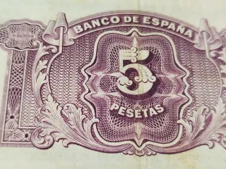 Billete 5 Pesetas Banco de España 1935