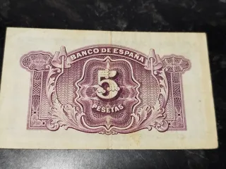 Billete 5 Pesetas Banco de España 1935