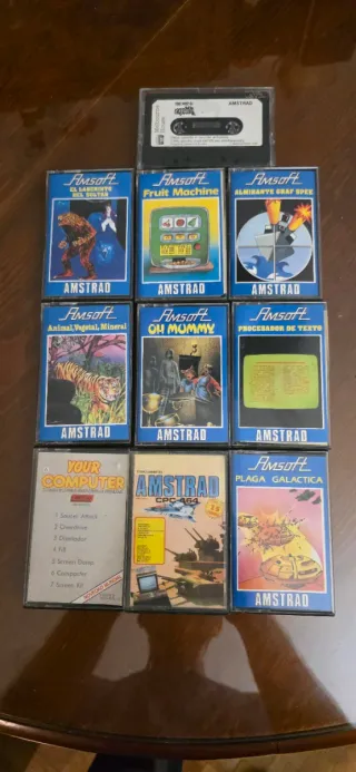Lote Juegos Amstrad CPC 464 Cassette