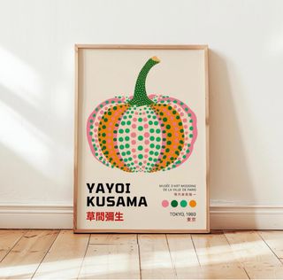 Poster A3 Yayoi Kusama • Zucca a Pois • Pop Art Gi