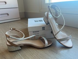 Sandalias BIBI LOU Tacon Strass Talla 38