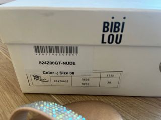 Sandalias BIBI LOU Tacon Strass Talla 38