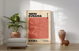 Poster A3 Yayoi Kusama • Manifesto della Mostra •