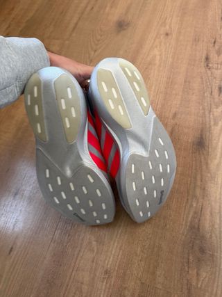 Adidas Adizero Evo SL Zapatillas Correr Gris/Rojo