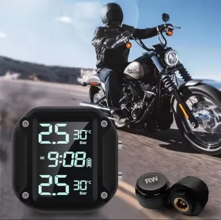 Monitor Presión Neumáticos Moto TPMS