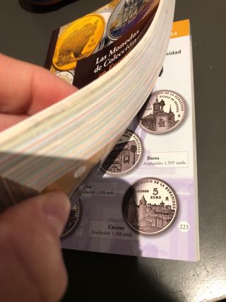 Libro Las Monedas de Colección en Euros 15x9 cm