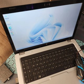 Portátil HP G62 Plata y Negro