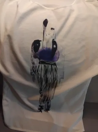 Maglietta Zara donna stampa grafica