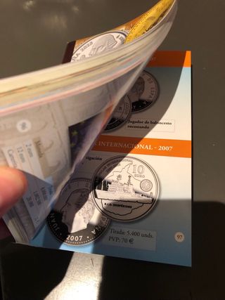 Libro Las Monedas de Colección en Euros 15x9 cm
